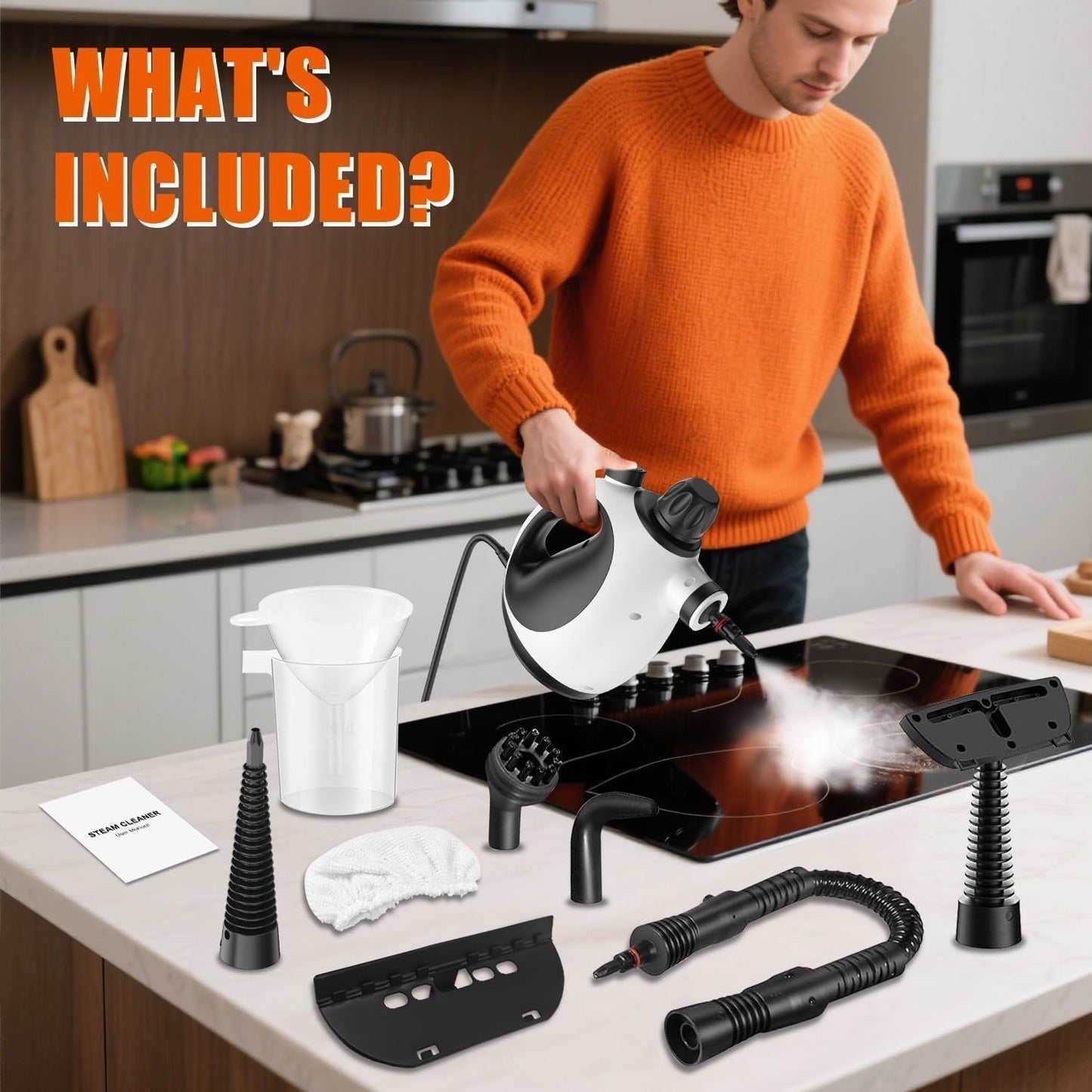 Steam Cleaner High-Pressure Multi-Surface Steam Cleaner Pro