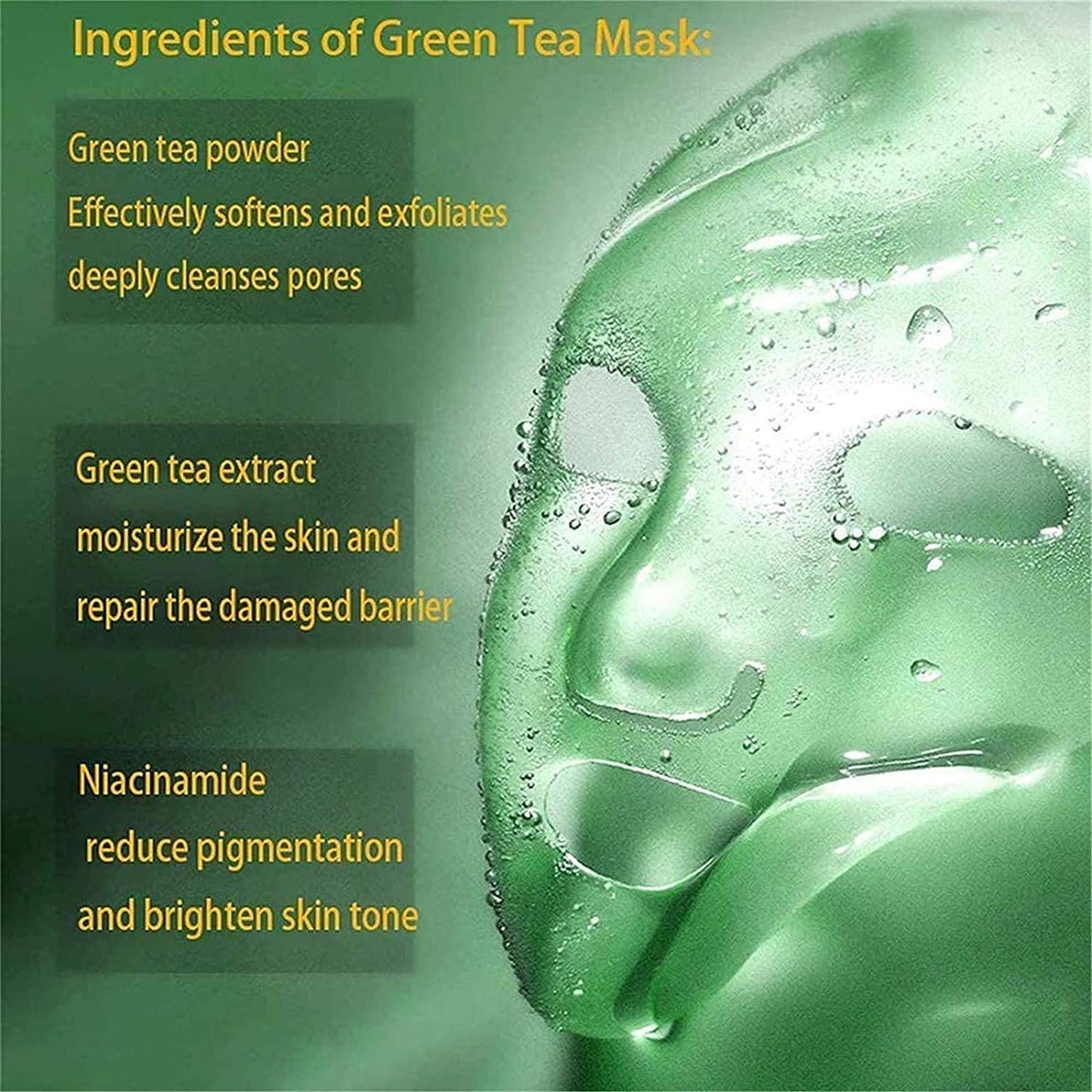 Green Tea Solid Facial Mask Stick