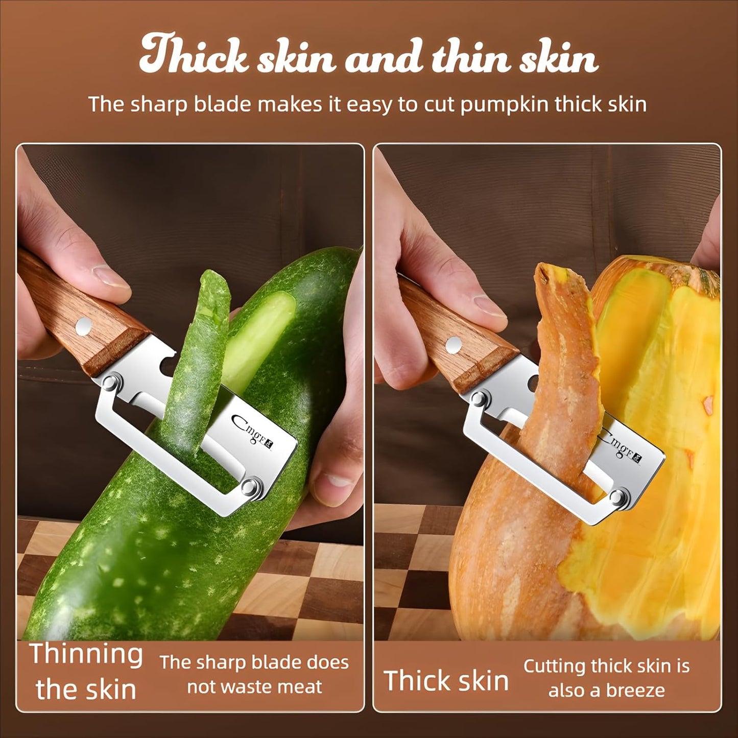 Chefora Premium Stainless Steel Vegetable Peeler Pro