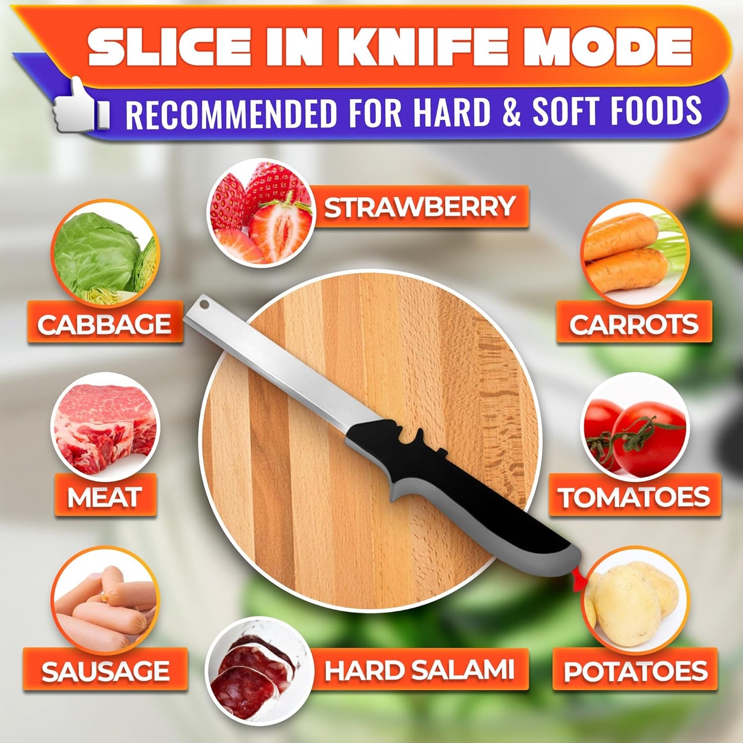 Multifunctional Vegetable Chopping Board Scissors
