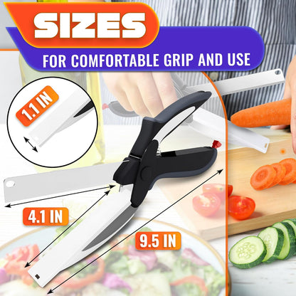 Multifunctional Vegetable Chopping Board Scissors
